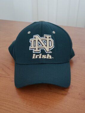 Dark green ND Irish baseball cap - 7-3/8